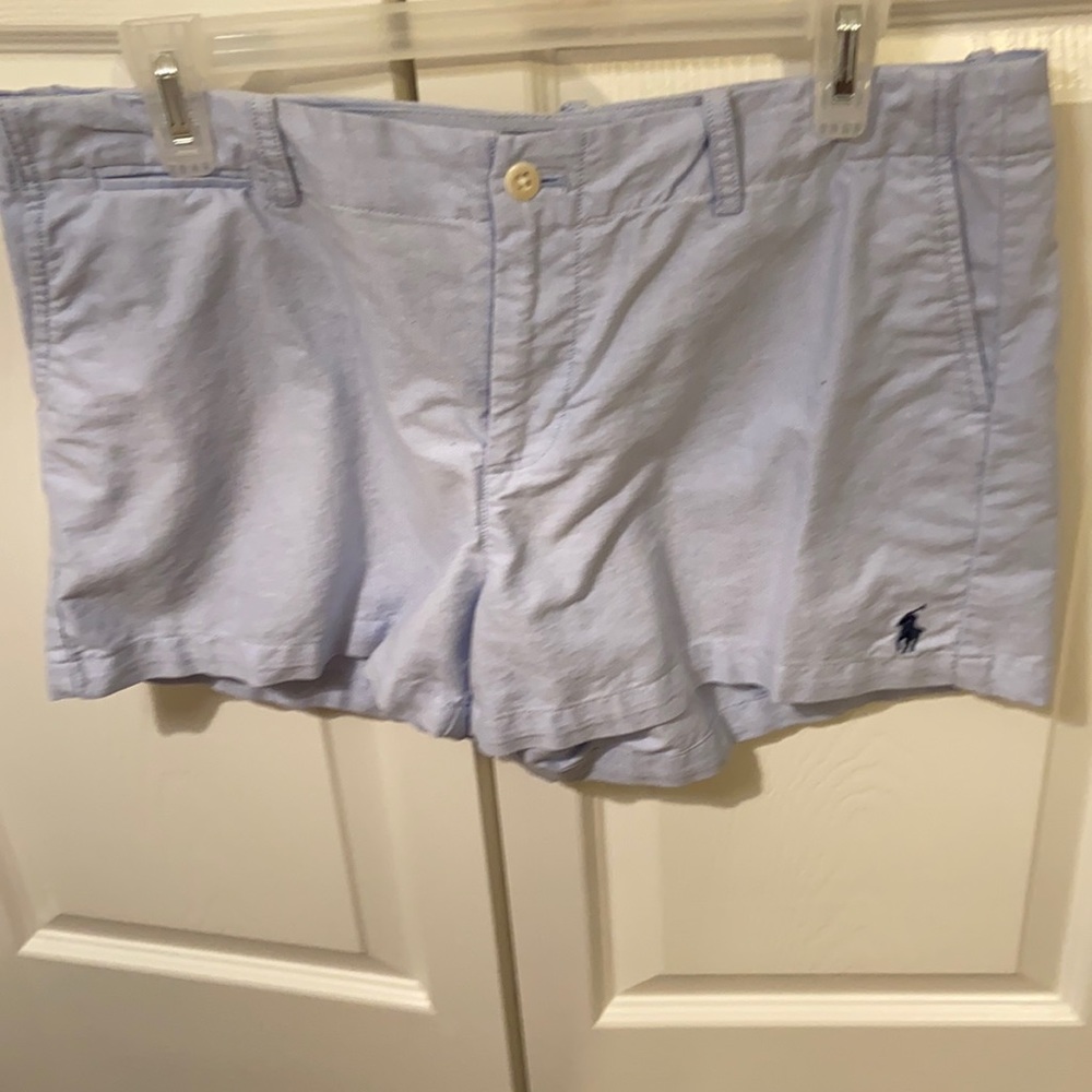 Polo by Ralph Lauren Women's Light Blue Shorts